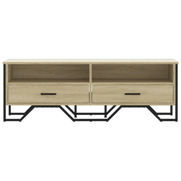 Mueble de TV madera de ingeniería roble Sonoma 122x34x41 cm M 4