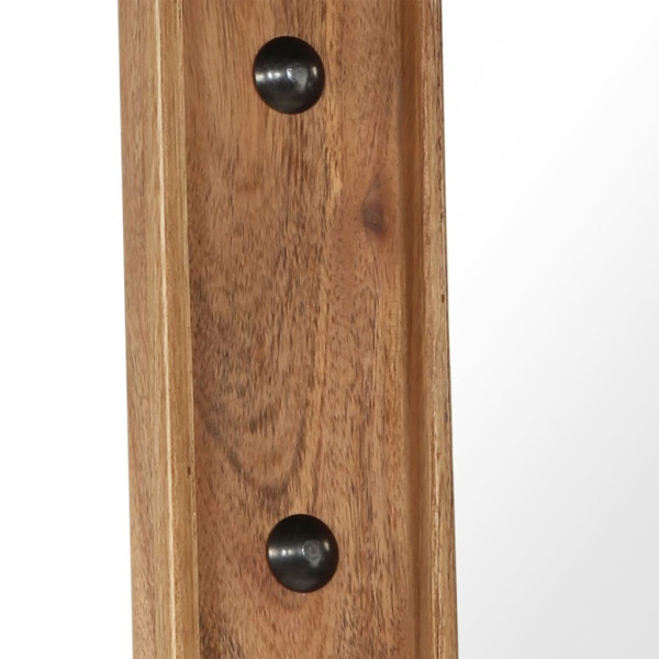 Espejo de madera maciza de acacia 50x80 cm M 4