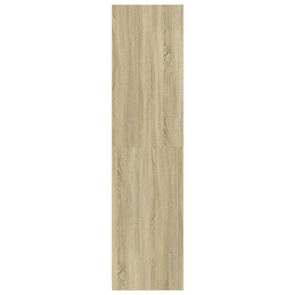 Armario de madera de ingeniería roble Sonoma 80x50x200 cm M 5