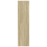 Armario de madera de ingeniería roble Sonoma 80x50x200 cm 5