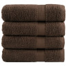 Toalhas de banho premium SOLUND 4pcs 70x140cm 600 gsm castanho 1