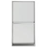 Hornacina ducha acero inoxidable plateado cepillado 32x62x9 cm 4
