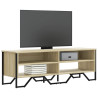 Mueble de TV madera de ingeniería roble Sonoma 122x34x41 cm 1