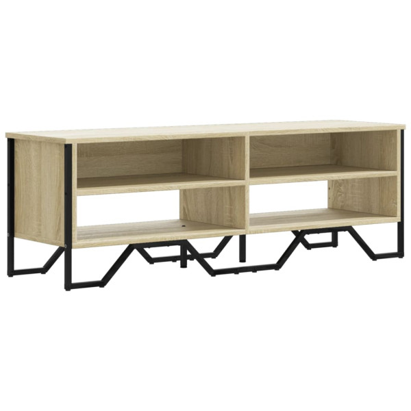 Mueble de TV madera de ingeniería roble Sonoma 122x34x41 cm M 2