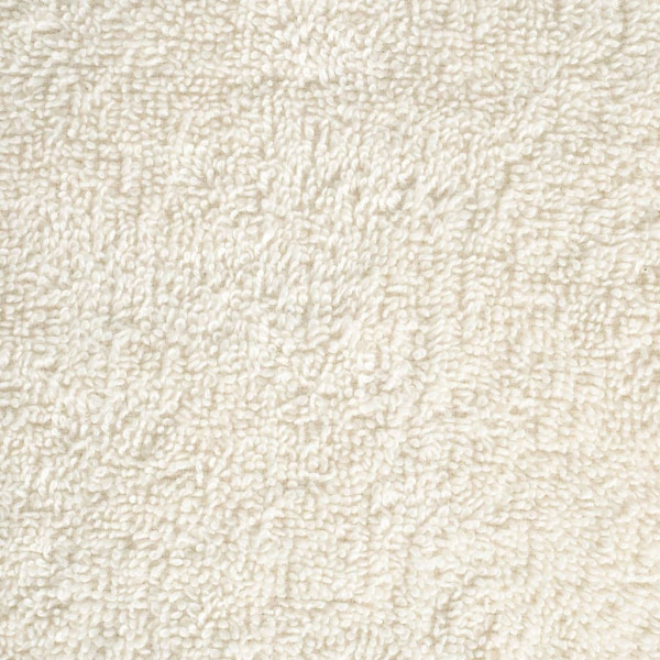 Toallas de ducha 2 uds 100% algodón crema 70x140 cm 600 gsm M 5