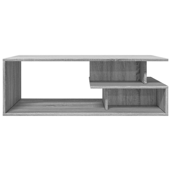 Mesa de centro 102x55x35 cm derivados madeira cinzento sonoma M 4