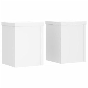 Suportes p/ plantas 2 pcs 15x15x20 cm derivados madeira branco H