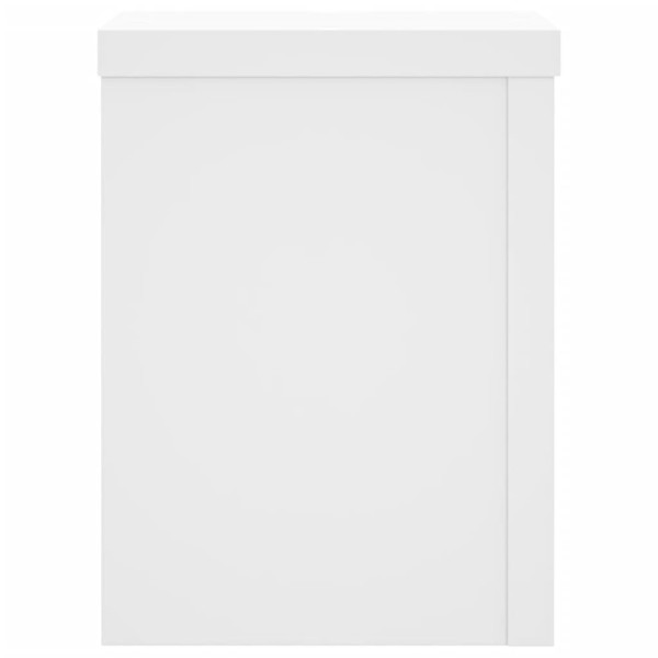 Suportes p/ plantas 2 pcs 15x15x20 cm derivados madeira branco M 5