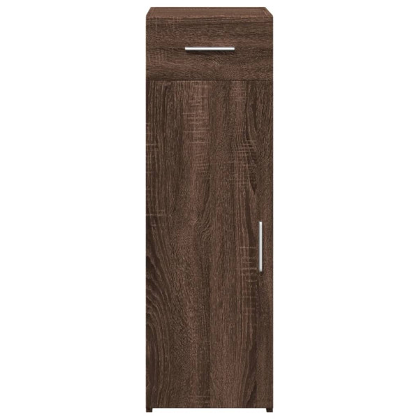 Aparador de madera de ingeniería marrón roble 30x42.5x93 cm M 4