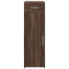 Aparador de madera de ingeniería marrón roble 30x42.5x93 cm 4