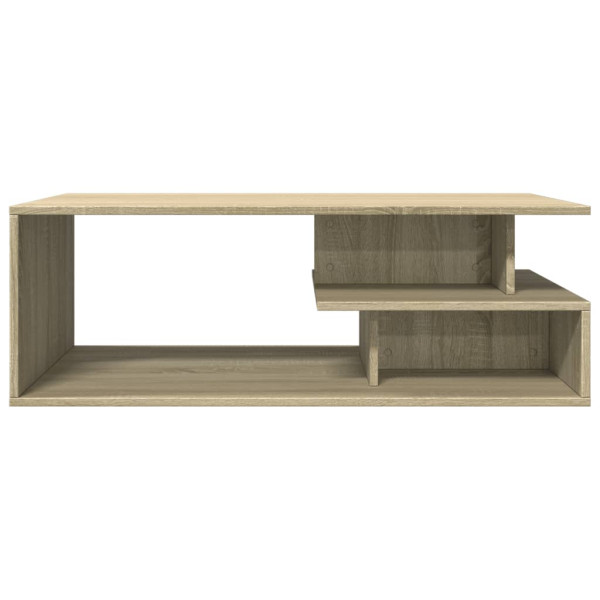 Mesa de centro madera de ingeniería roble Sonoma 102x55x35 cm M 4