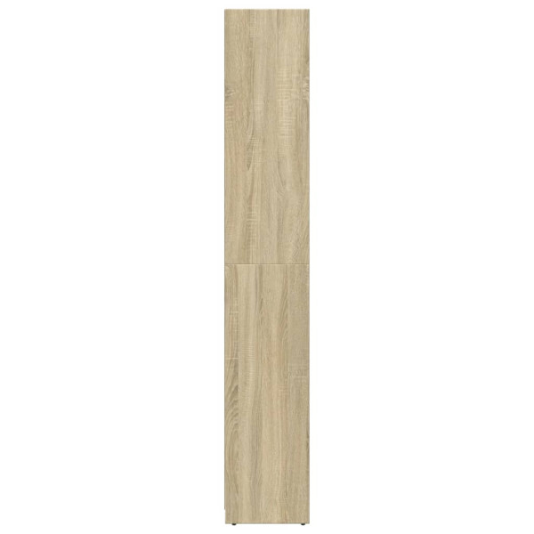 Armario de baño madera contrachapada color roble 30x30x183.5 cm M 5