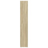 Armario de baño madera contrachapada color roble 30x30x183.5 cm 5