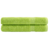Toalhas premium SOLUND 2 pcs 100x200 cm 600 gsm verde maça 1