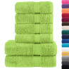 6pcs Conjunto toalhas banho premium SOLUND 600 gsm verde maça 2