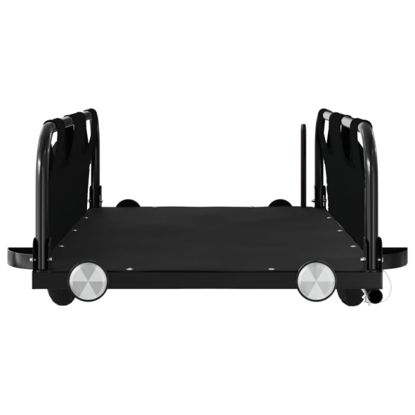 Reboque de bicicleta tecido oxford/ferro preto M 5