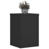 Soportes de plantas 2 uds madera ingeniería negro 20x20x30 cm 3