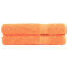 Toalhas premium SOLUND 2 pcs 100x200 cm 600 gsm laranja 1