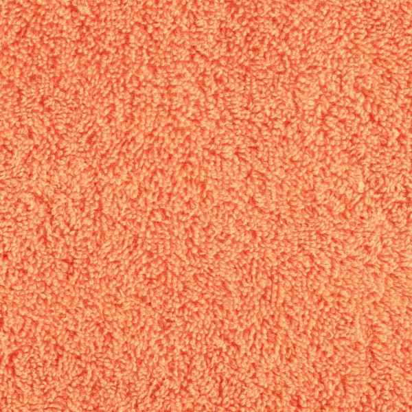 Toallas premium 2 uds 100% algodón naranja 100x200 cm 600 gsm M 5