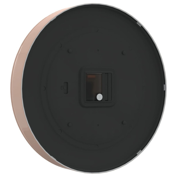 Relógio de parede Ø29.5cm poliestireno e vidro dourado e branco M 5