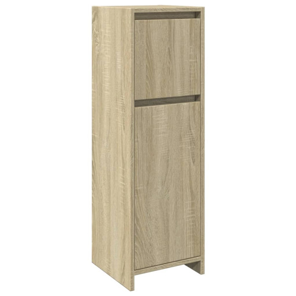 Armario de baño madera contrachapada color roble 30x30x95 cm M 2