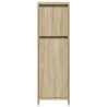 Armario de baño madera contrachapada color roble 30x30x95 cm 4