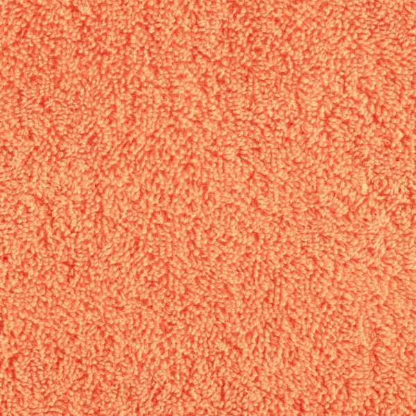 Toallas premium 10 uds 100% algodón naranja 100x200 cm 600 gsm M 5