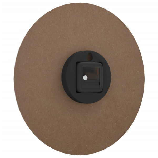 Reloj de pared con escalas y agujas luminosas marrón Ø30 cm M 5