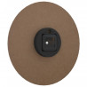 Relógio parede c/ marcações/ponteiros luminosos Ø30 cm castanho 5