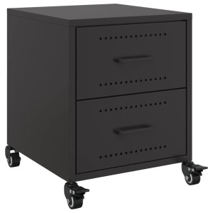 Mesa de cabeceira 36x39x43.5 cm aço preto H