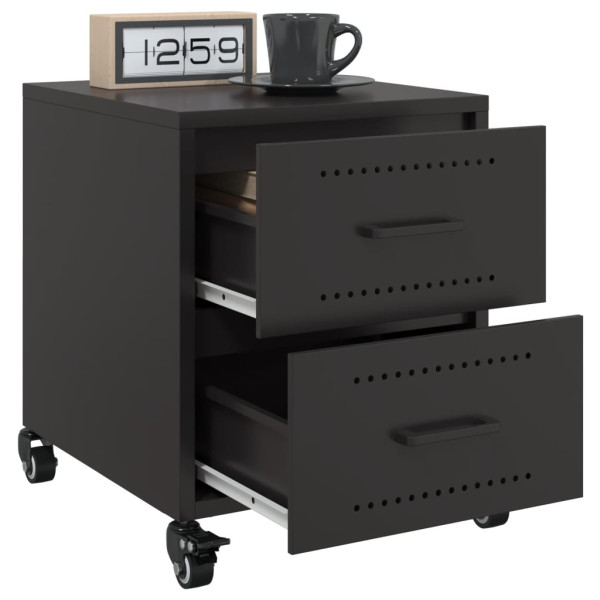 Mesa de cabeceira 36x39x43.5 cm aço preto M 4