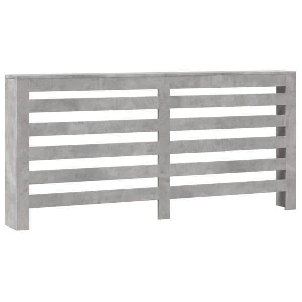 Cubierta de radiador madera gris hormigón 175x20x82 cm M 2
