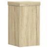 Soportes de plantas 2 uds madera roble Sonoma 10x10x18 cm 4