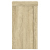 Soportes de plantas 2 uds madera roble Sonoma 10x10x18 cm 5