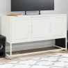 Móvel de TV 100.5x39x60.5 cm aço branco 1