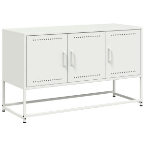 Móvel de TV 100.5x39x60.5 cm aço branco H