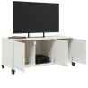 Móvel de TV 100.5x39x43.5 cm aço branco 4