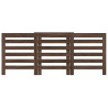 Cubierta de radiador madera marrón roble 205x21.5x83.5 cm 3