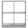 Estantería de madera de ingeniería gris Sonoma 68.5x32x75 cm 4