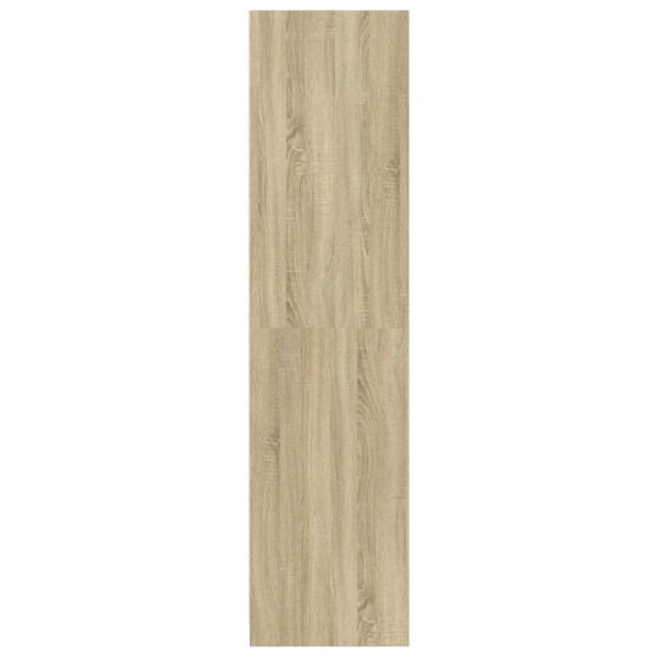 Armario de madera contrachapada color roble 50x50x200 cm M 5
