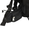 Mochila para caminhadas 100 L tecido oxford preto 5