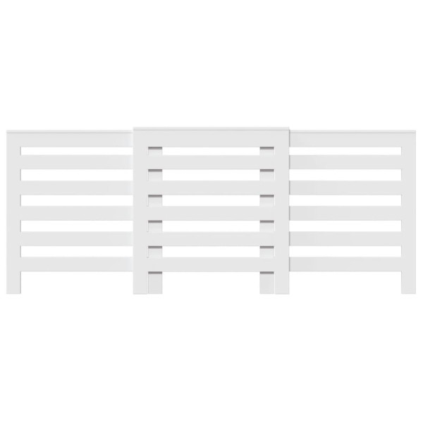 Cobertura de radiador 205x21.5x83.5 cm derivados madeira branco M 3