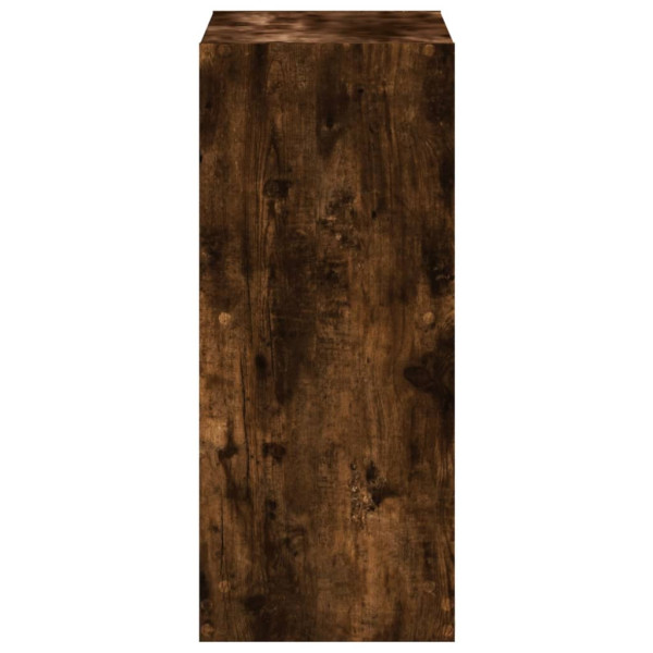 Estantería de madera de ingeniería roble ahumado 68.5x32x75 cm M 5