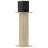 Soportes altavoces 2 uds madera roble Sonoma 30x30x80 cm 3