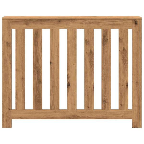 Cubierta de radiador madera color roble artesano 104x20x82 cm M 3