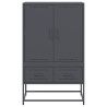 Aparador de acero laminado en frío antracita 68x39x111.5 cm 5
