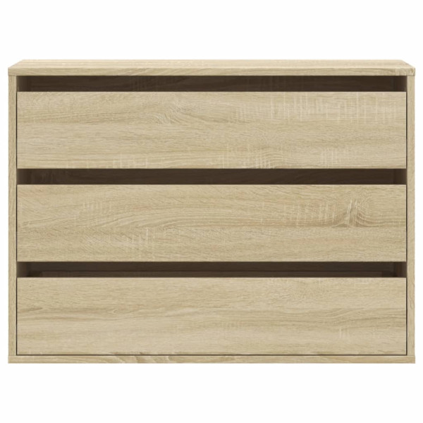 Cajonera de esquina madera ingeniería roble Sonoma 80x41x58 cm M 4