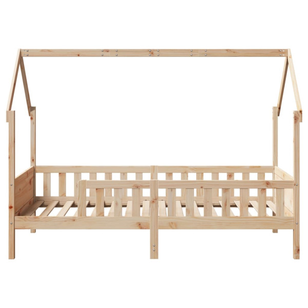 Cama con forma de casa para niños madera maciza pino 90x200 cm M 4