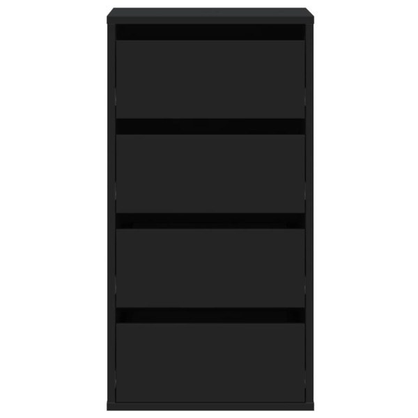 Cómoda 40x41x76 cm derivados de madeira preto M 4