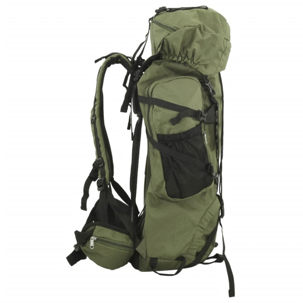 Mochila de senderismo tela oxford verde militar 60 l M 2